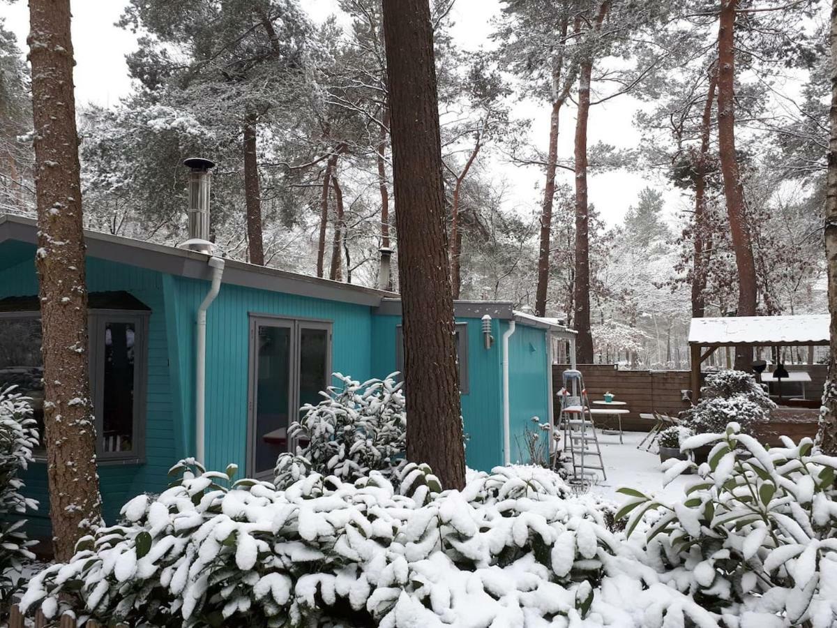 Boshuis Turquoise / Smaakvol Genieten Op De Veluwe Hoenderloo Exterior foto