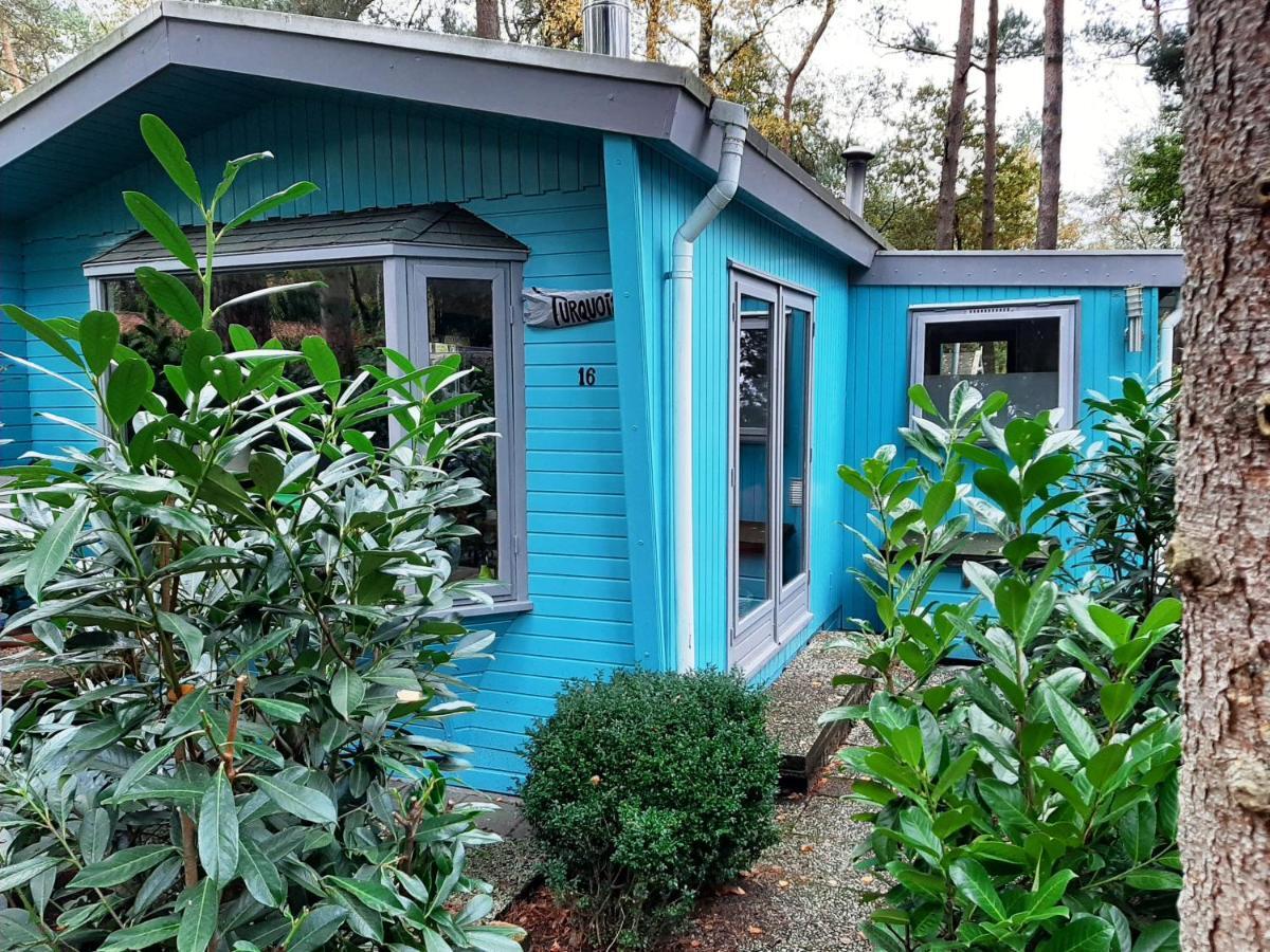 Boshuis Turquoise / Smaakvol Genieten Op De Veluwe Hoenderloo Exterior foto