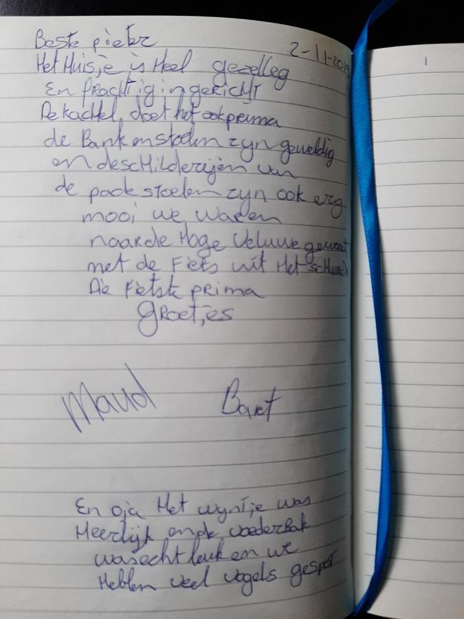 Boshuis Turquoise / Smaakvol Genieten Op De Veluwe Hoenderloo Exterior foto